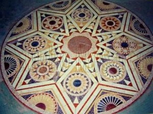 ROSONE mosaico marmo